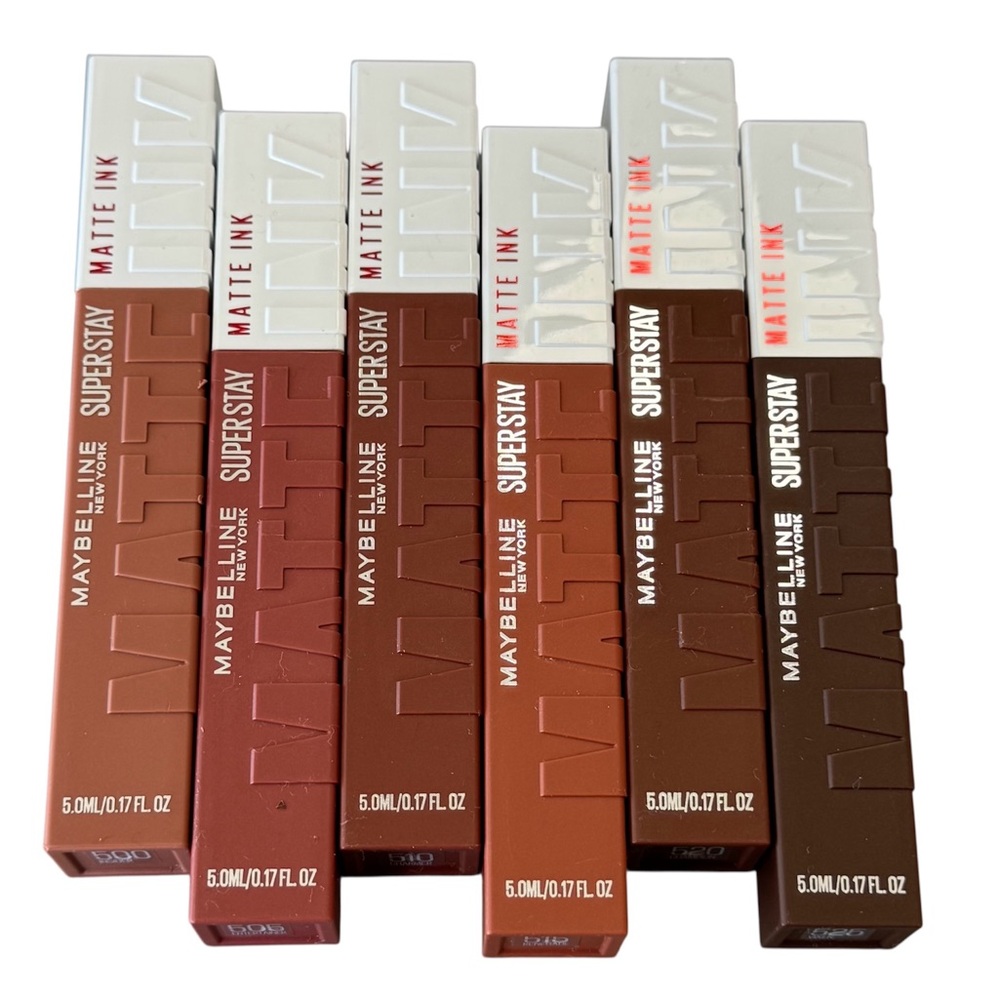 Maybelline SuperStay Matte Ink Lip Browns